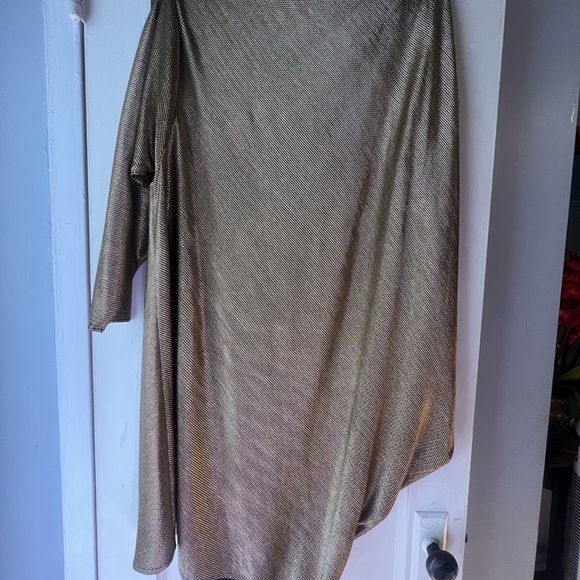 Talbot Runof Gold Metallic Stole 10 - Picture 13 of 13